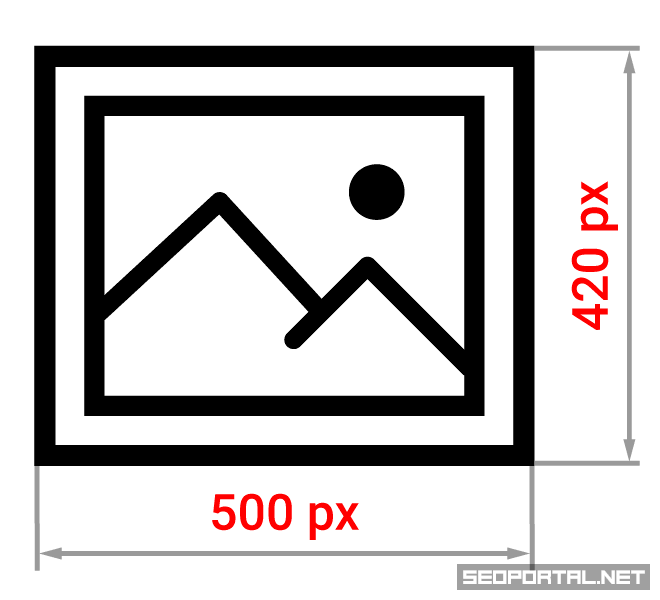Геометрический размер: 500×420 px